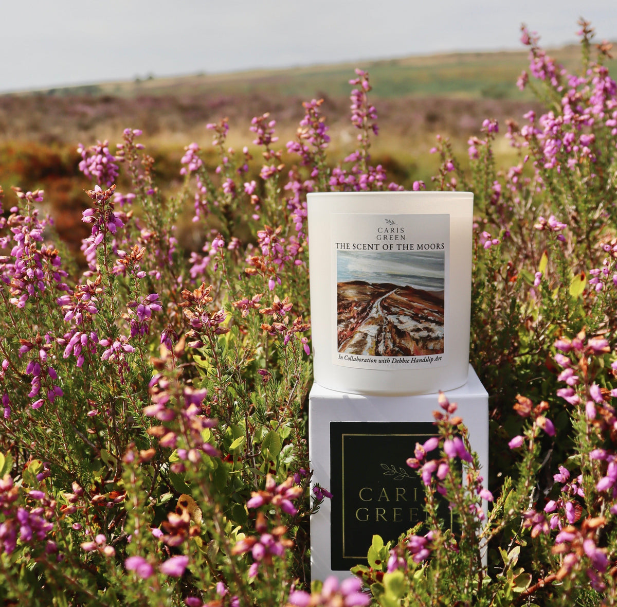 PREORDER: The Scent of The Yorkshire Moors ~ Scented Natural Wax Candle - Dispatched by 15th Aug - Caris Green