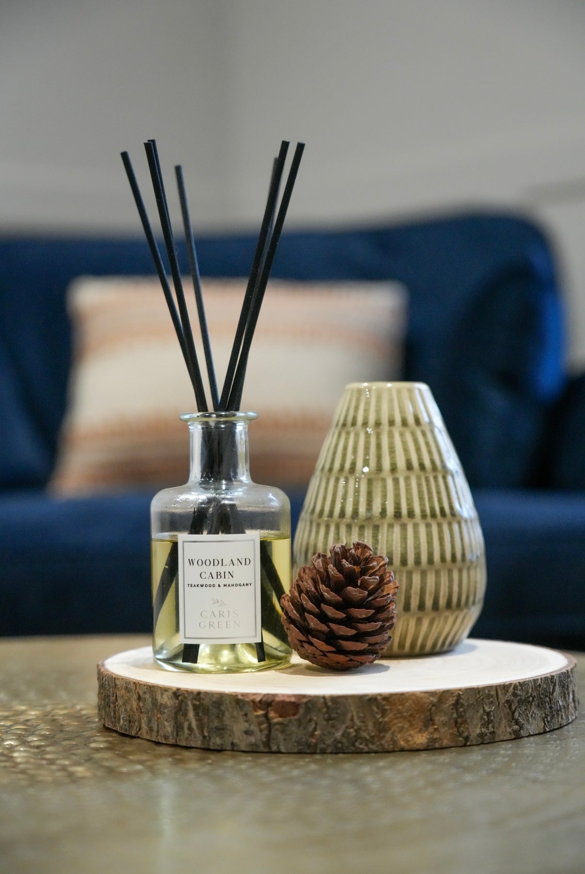 Woodland Cabin Reed Diffuser - Caris Green