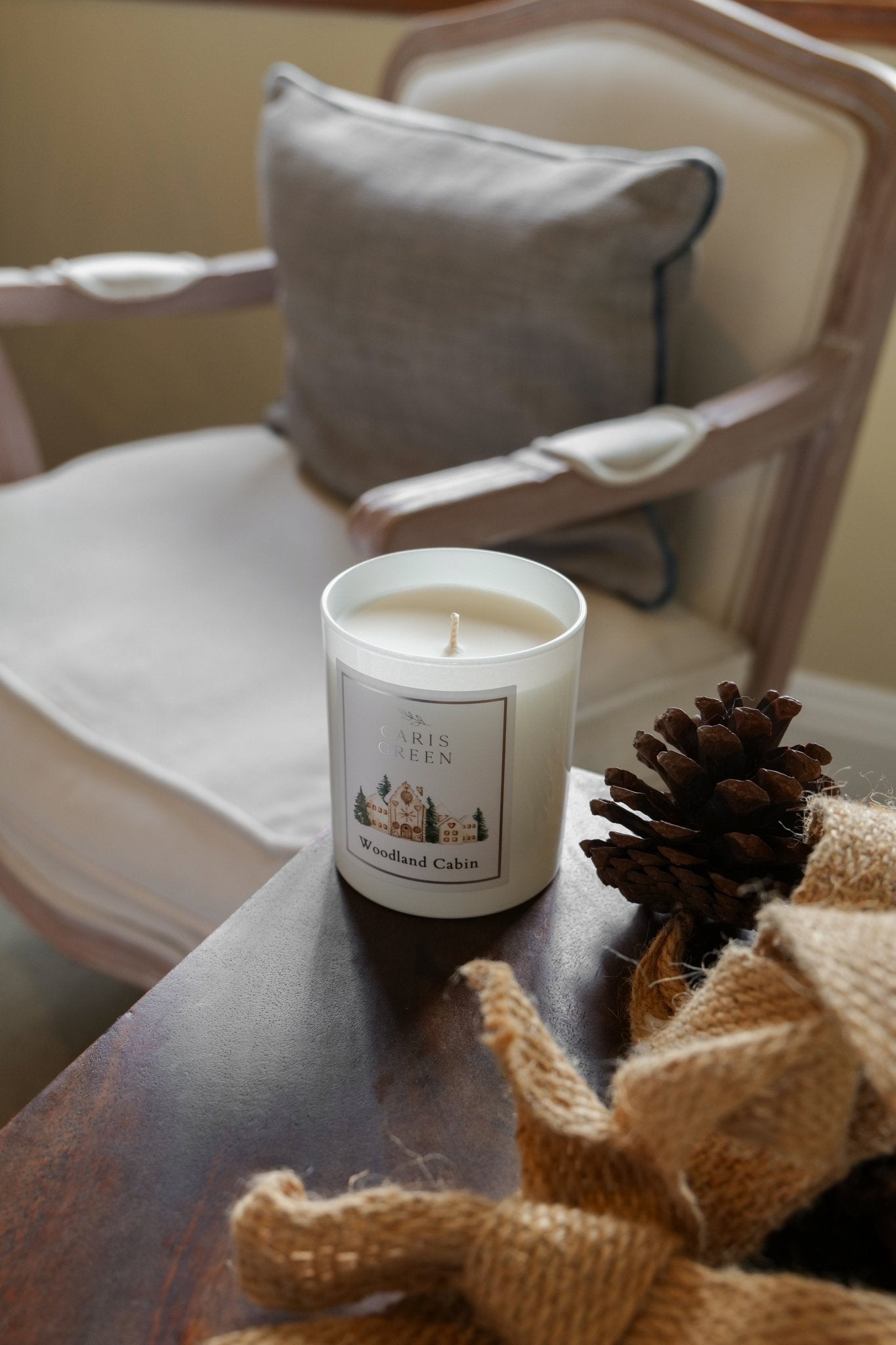 Woodland Cabin ~ Teakwood & Mahogany / Scented Candle / Natural Wax - Caris Green