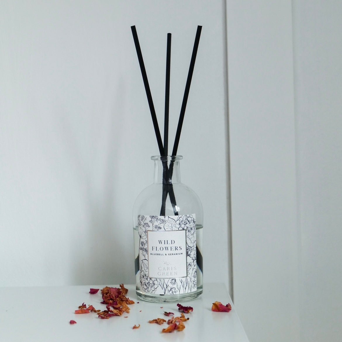 Wildflowers ~ Bluebell, Hyacinth & Wild Rose / Reed Diffuser – Caris Green