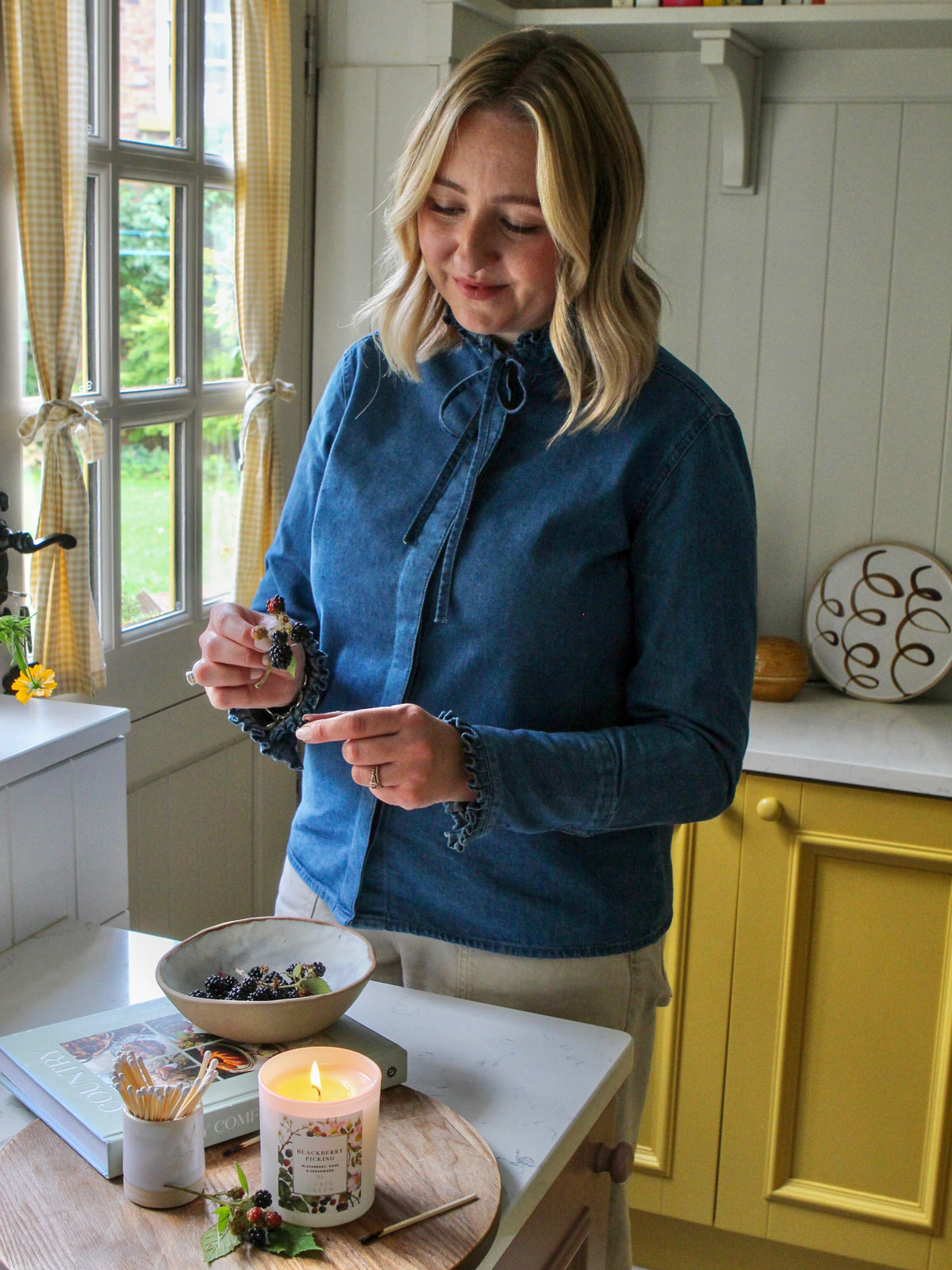Pre-Order: Blackberry Picking ~ Scented Natural Wax Candle