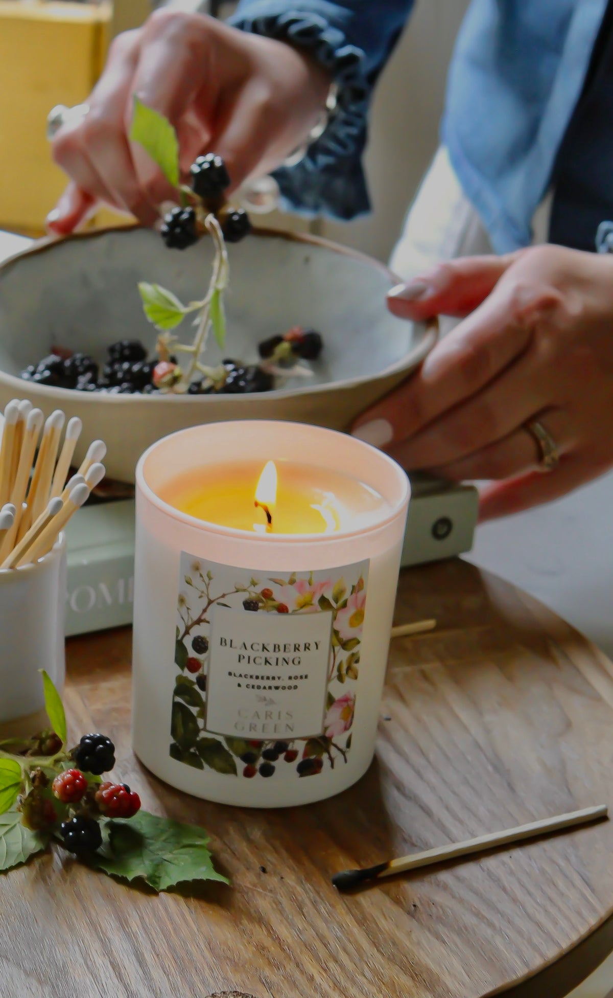 Pre-Order: Blackberry Picking ~ Scented Natural Wax Candle