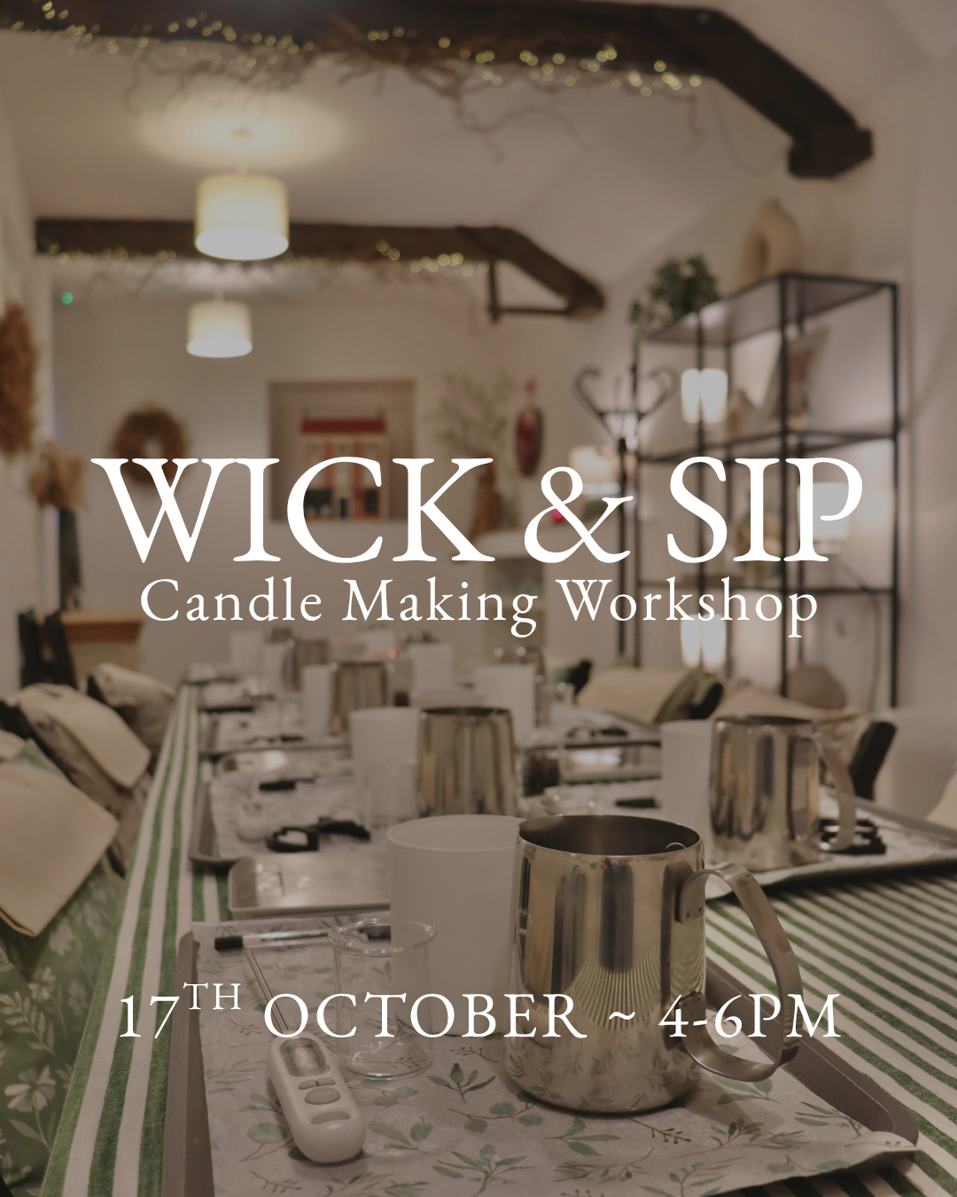 Candle Making Workshop ~ 17th October ~ Richmond