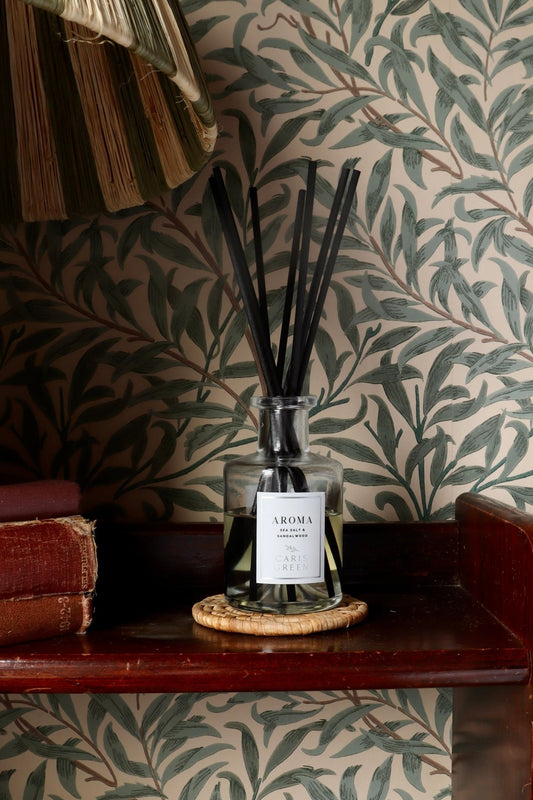 Aroma - Sea Salt & Sandalwood / Reed Diffuser - Caris Green