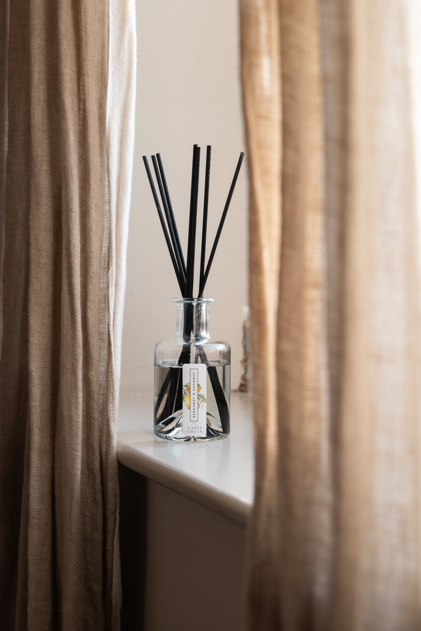 Bergamot & Coconut / Reed Diffuser - Caris Green