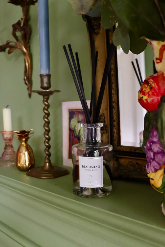 Blooming ~ Peonies & Oud Reed Diffuser - Caris Green