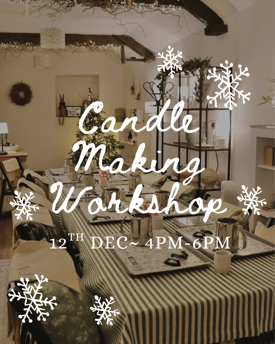Candle Making Workshop ~ 12th December ~ Richmond - Caris Green