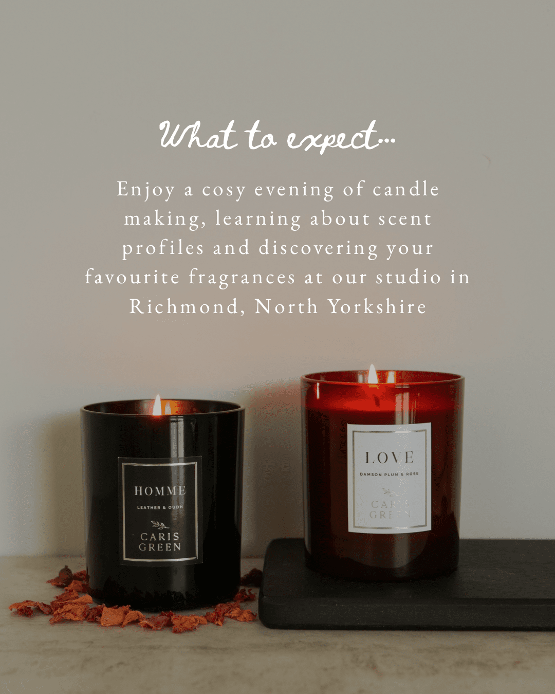 Candle Making Workshop ~ 13th Feb ~ Richmond - Caris Green