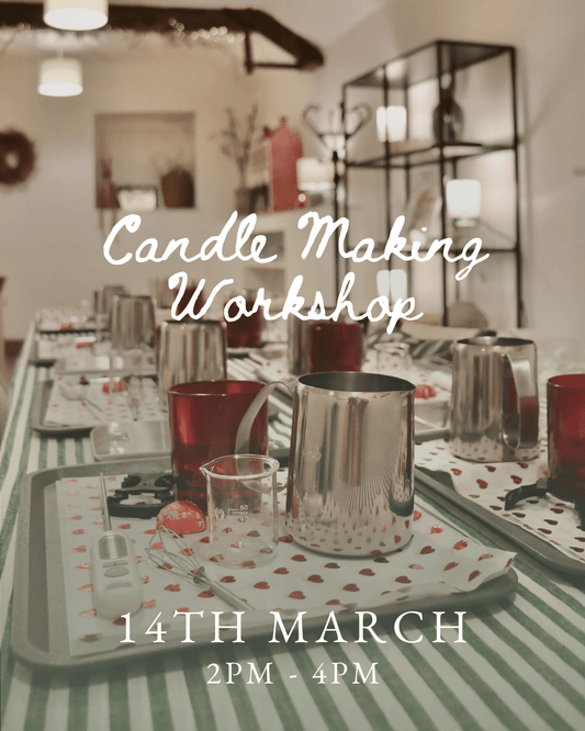 Candle Making Workshop ~ 14th March ~ Richmond - Caris Green