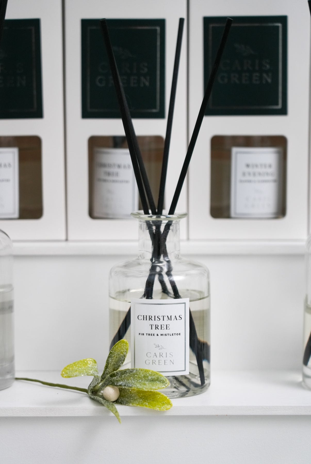 Christmas Fir Tree Reed Diffuser - Caris Green