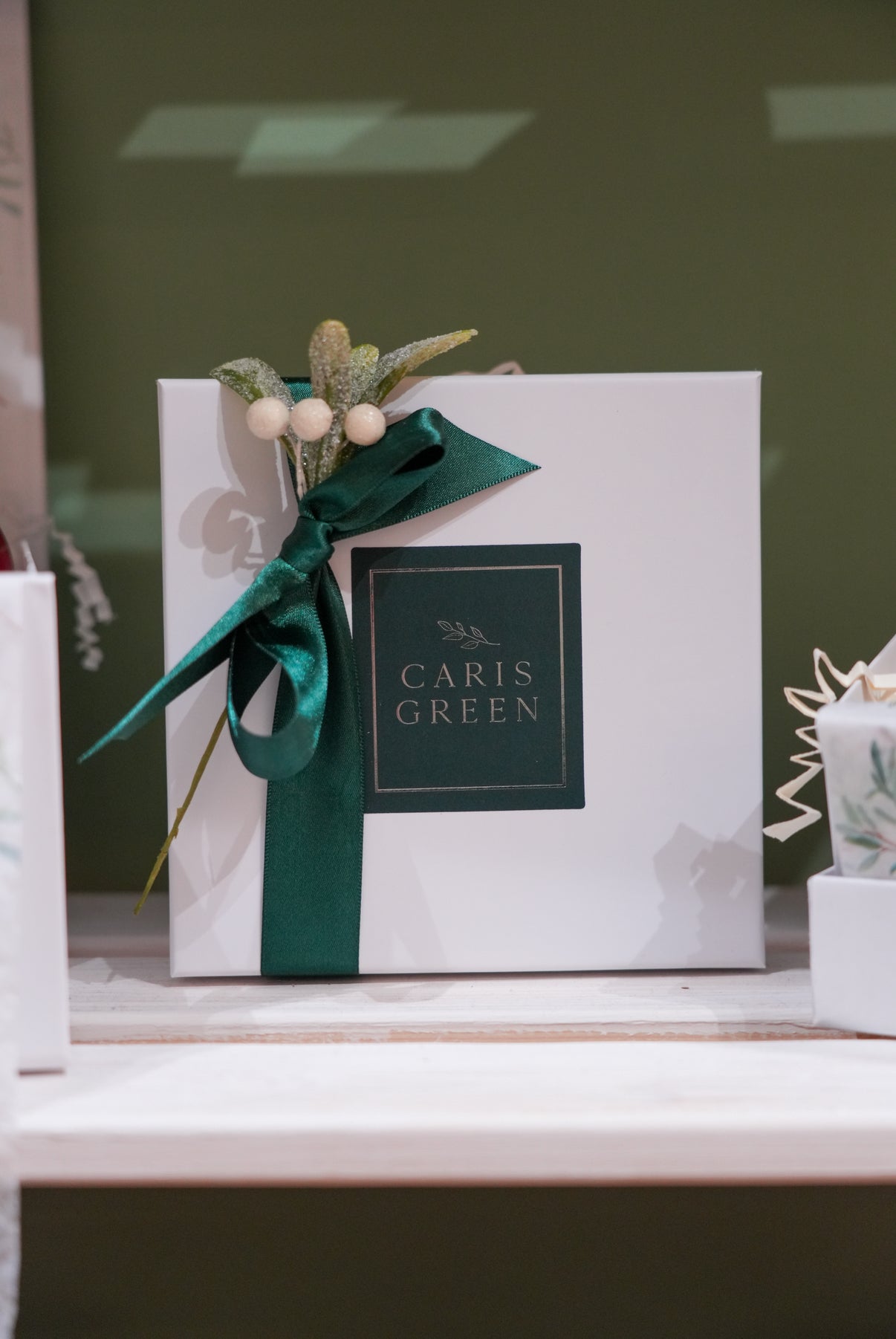 Christmas Wax Melt x2 & Christmas Tree Burner Gift Box - Caris Green