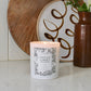 Cottage Garden ~ Wild Mint & Rhubarb / Scented Candle / Natural Wax - Caris Green