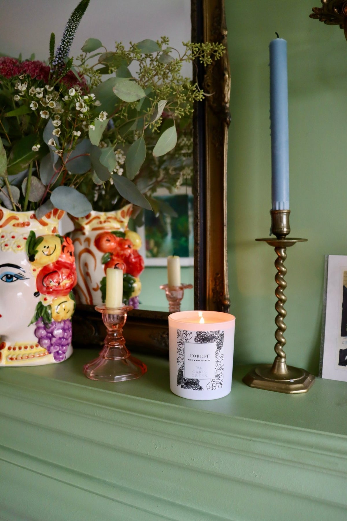 Forest ~ Pine & Eucalyptus / Scented Candle / Natural Wax - Caris Green