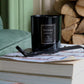 Homme Masculine Scented candle MANDLE / Leather & Oudh / Scented Candle / Natural Wax - Caris Green