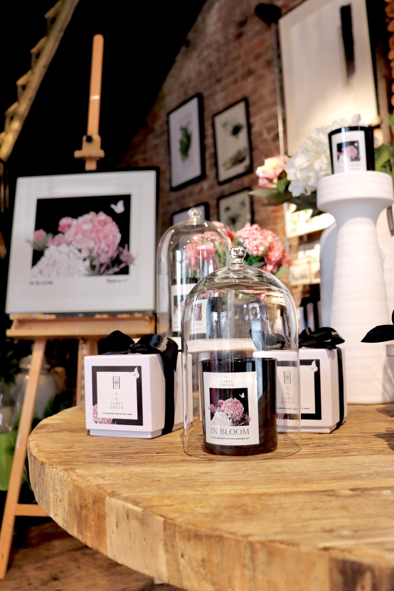 “In Bloom” Candle ~ Faye Greenman Collaboration ~ Peonies & Oud - Caris Green