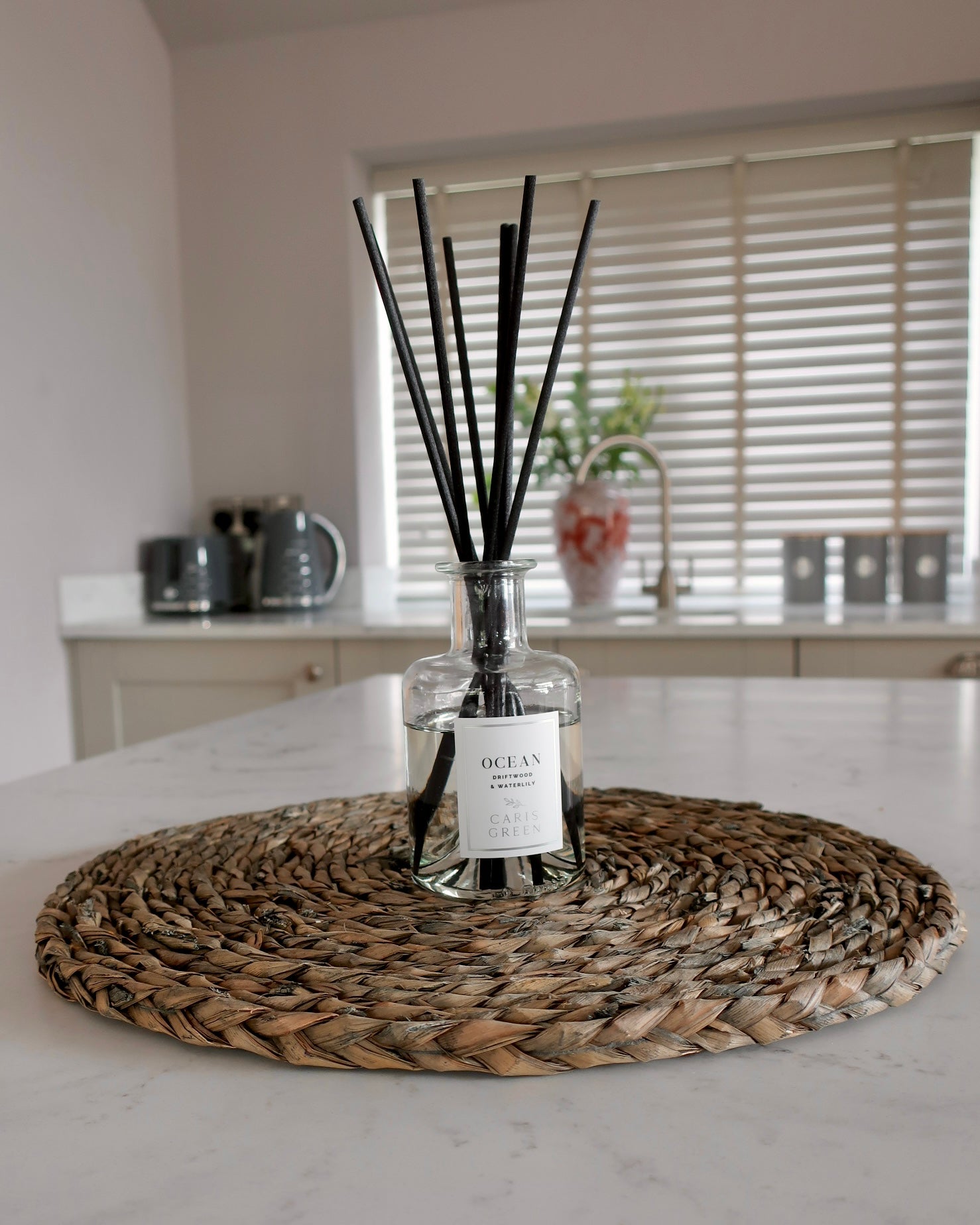 Ocean - Driftwood & Waterlily / Reed Diffuser – Caris Green
