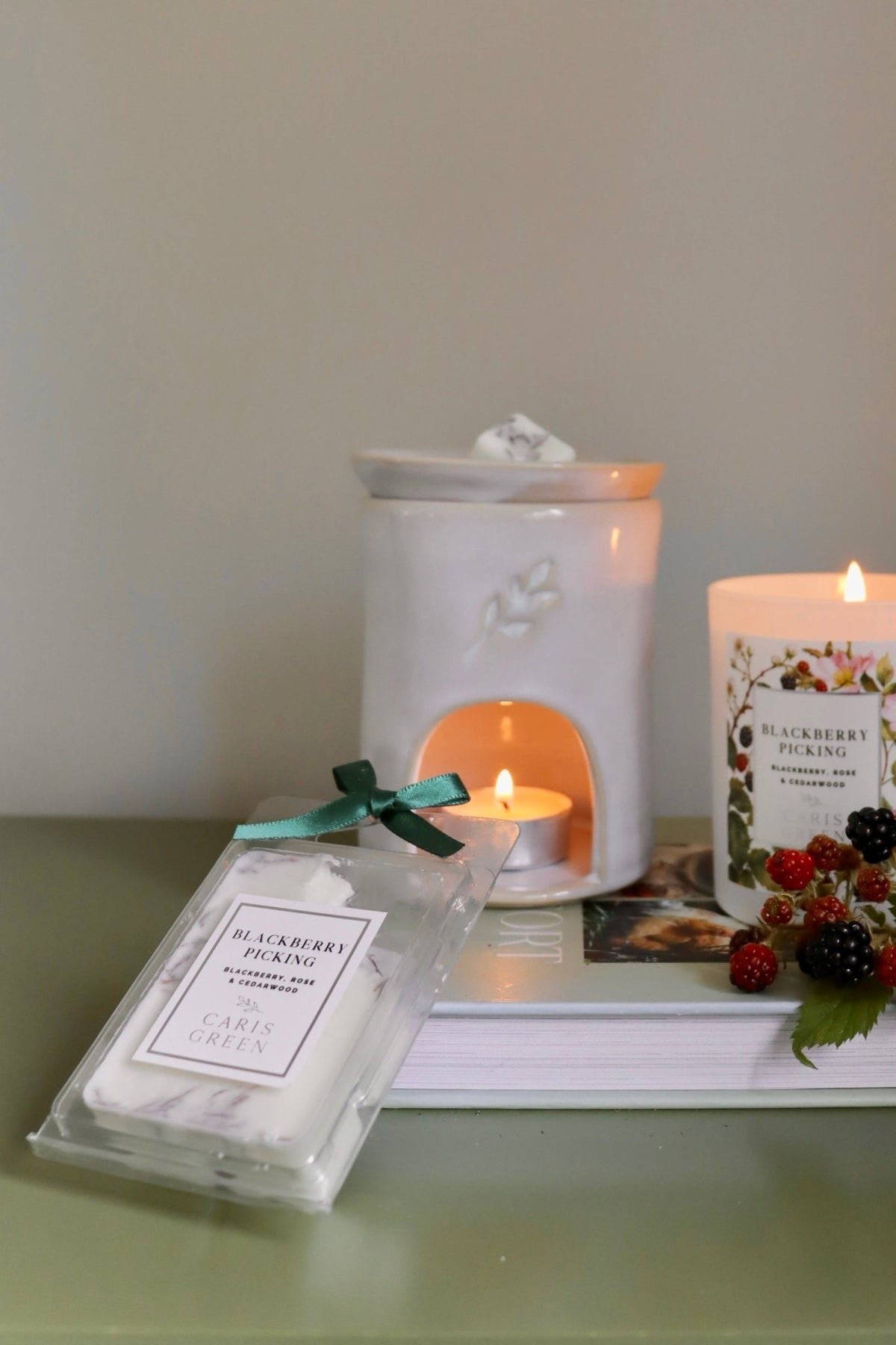 Pre-order ~ Blackberry Picking Natural Wax Melts - Caris Green