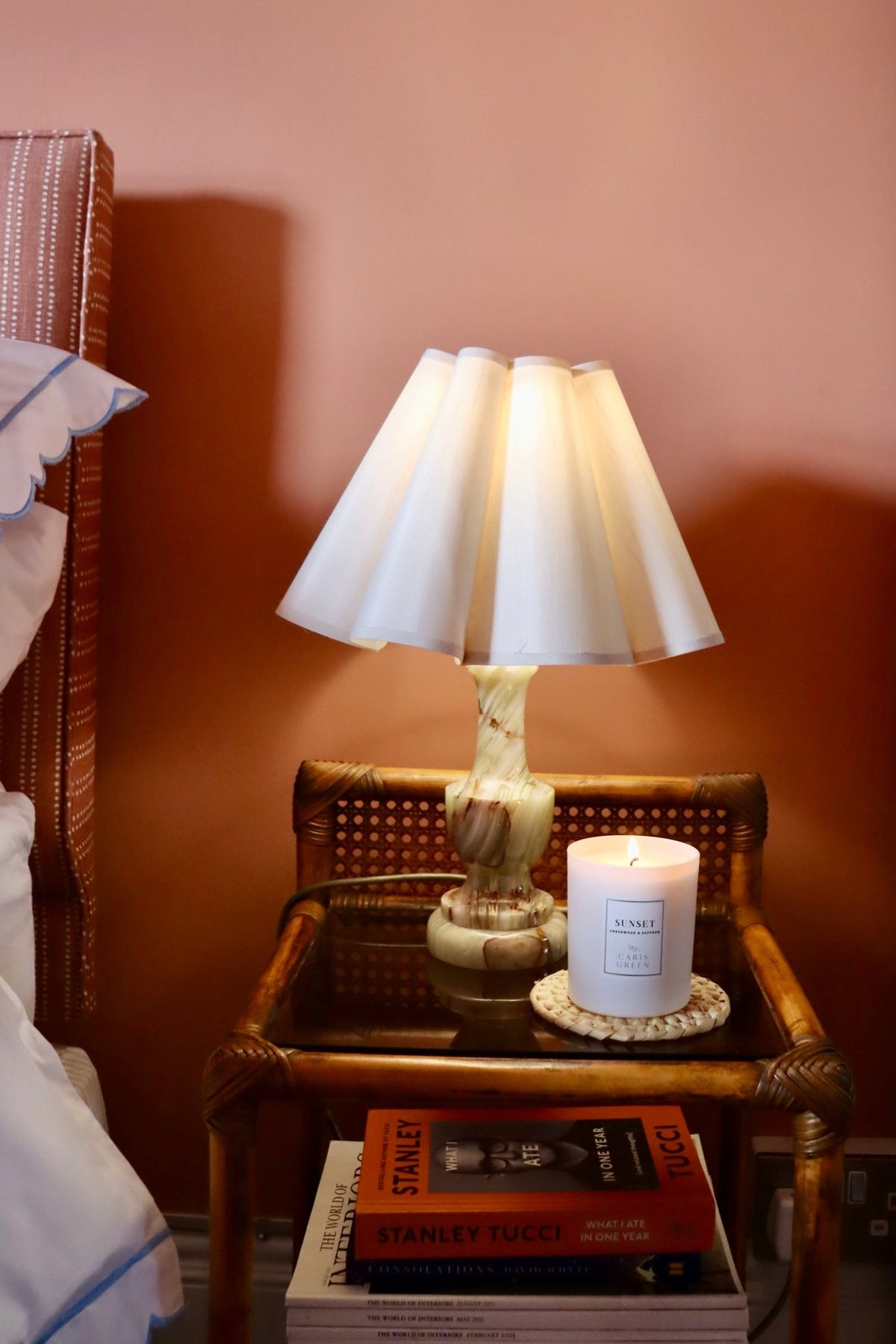SUNSET ~ Amberwood & Saffron /Scented Candle / Natural Wax - Caris Green