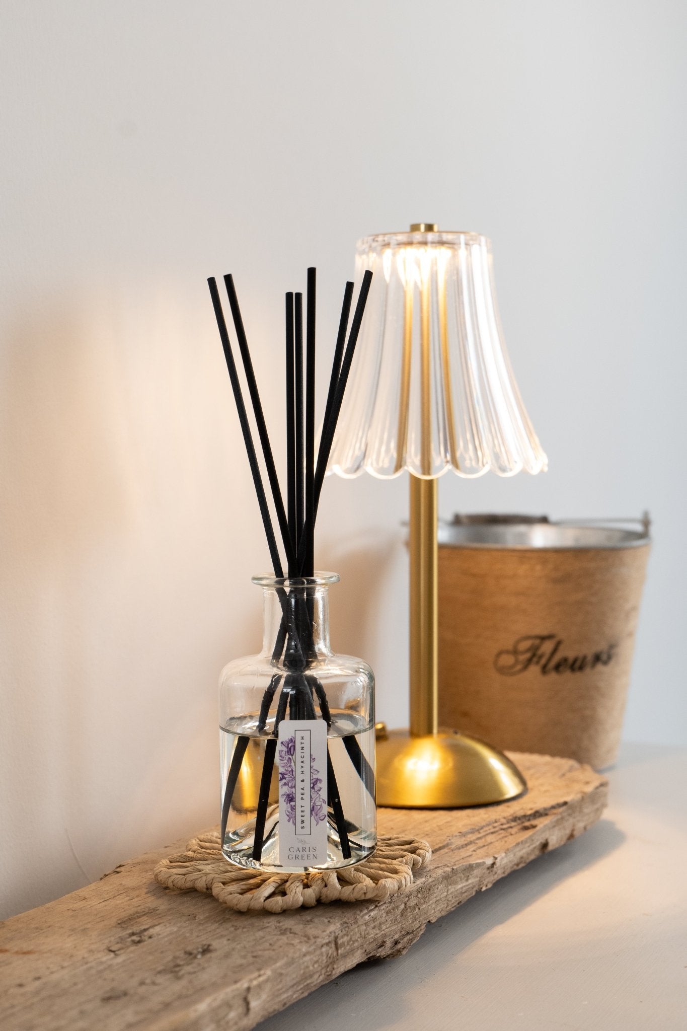 Sweetgrass Reed Diffuser Sweet Pea & Hyacinth / Reed Diffuser – Caris Green