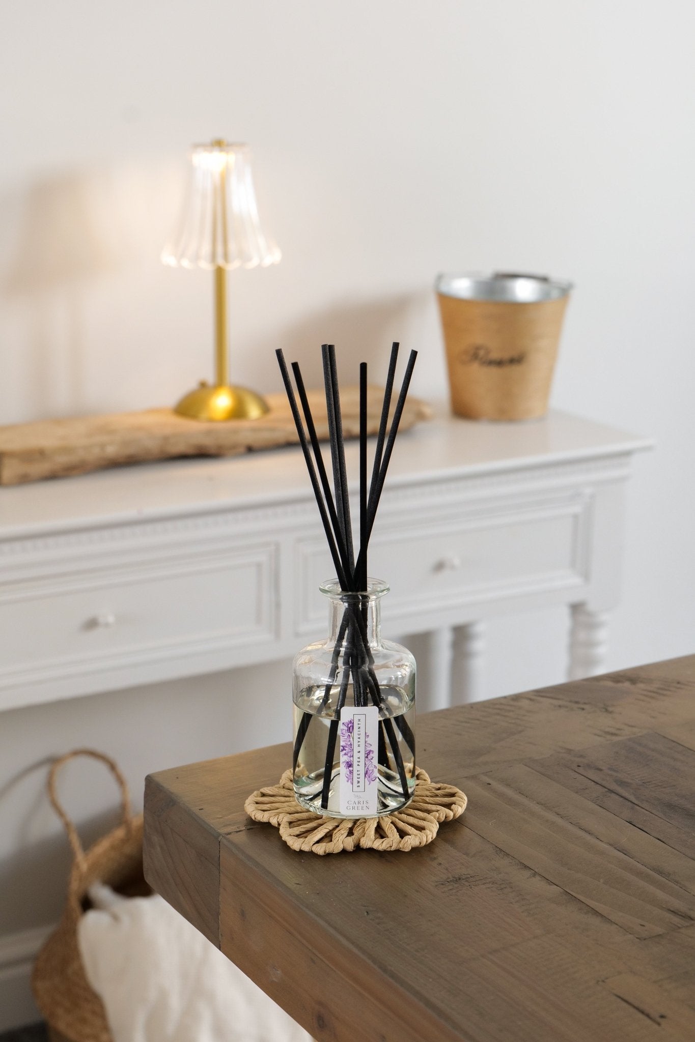 Sweet Pea & Hyacinth / Reed Diffuser - Caris Green