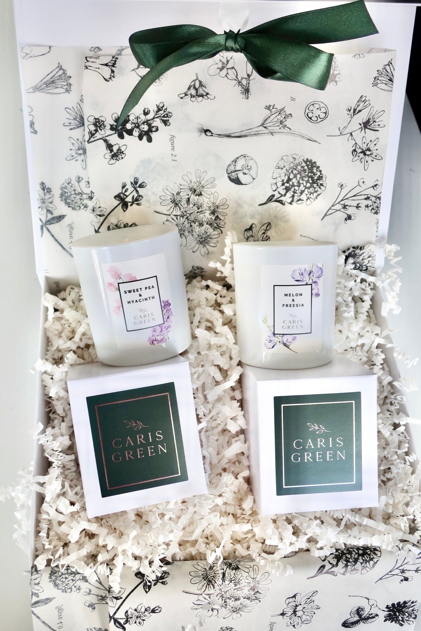 Two Candle Gift Box - Caris Green