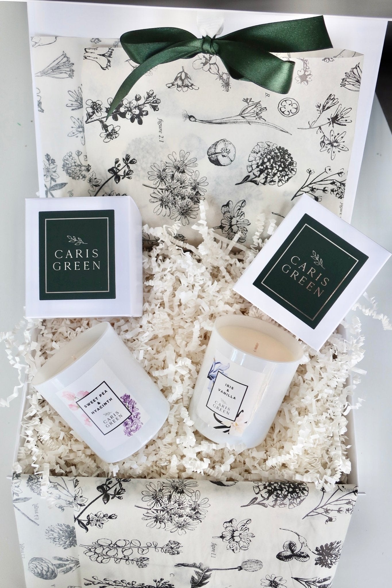 Two Candle Gift Box - Caris Green