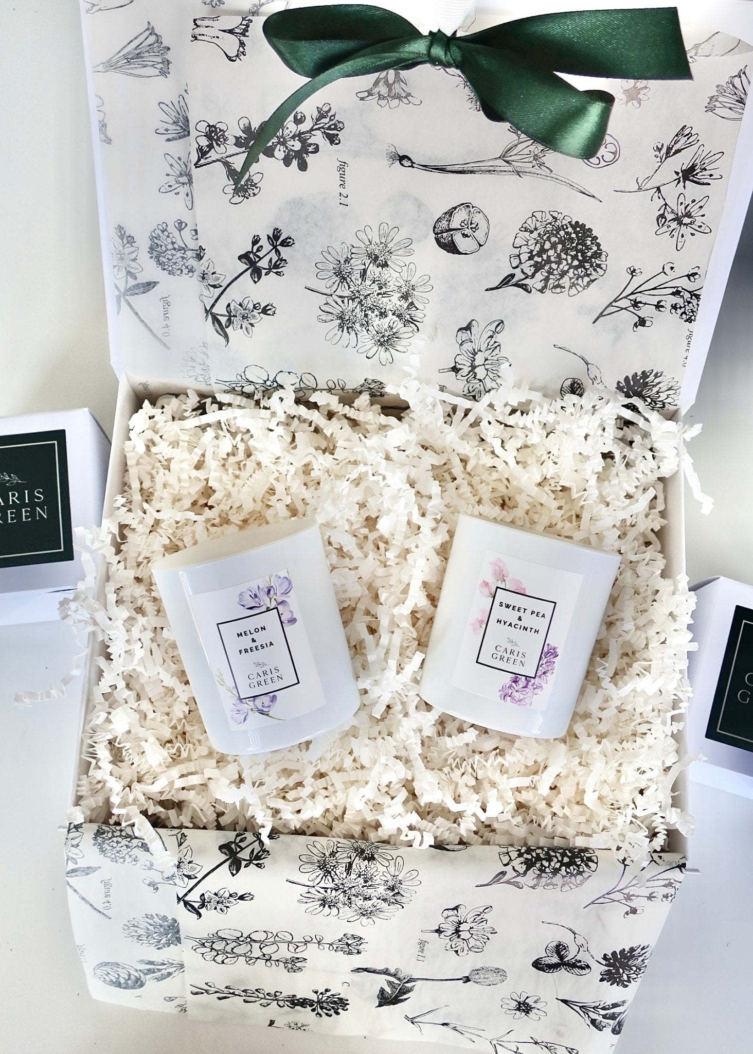 Two Candle Gift Box - Caris Green