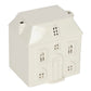 White Ceramic house Wax Melt Burner - Caris Green