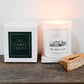 Woodland Cabin ~ Teakwood & Mahogany Scented Candle / Natural Wax - Caris Green