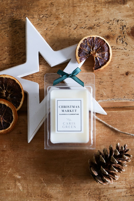 Christmas Market ~ Clove & Clementine Wax Melts - Caris Green