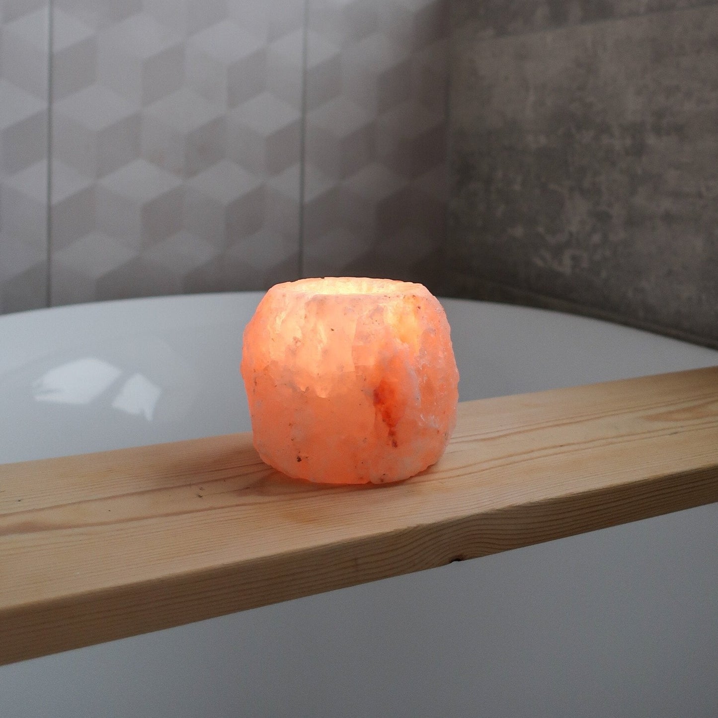 Himalayan Rock Salt Tealight CandleHolder - Caris Green