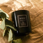 HOMME ~ MANDLE / Leather & Oudh / Scented Candle / Natural Wax - Caris Green