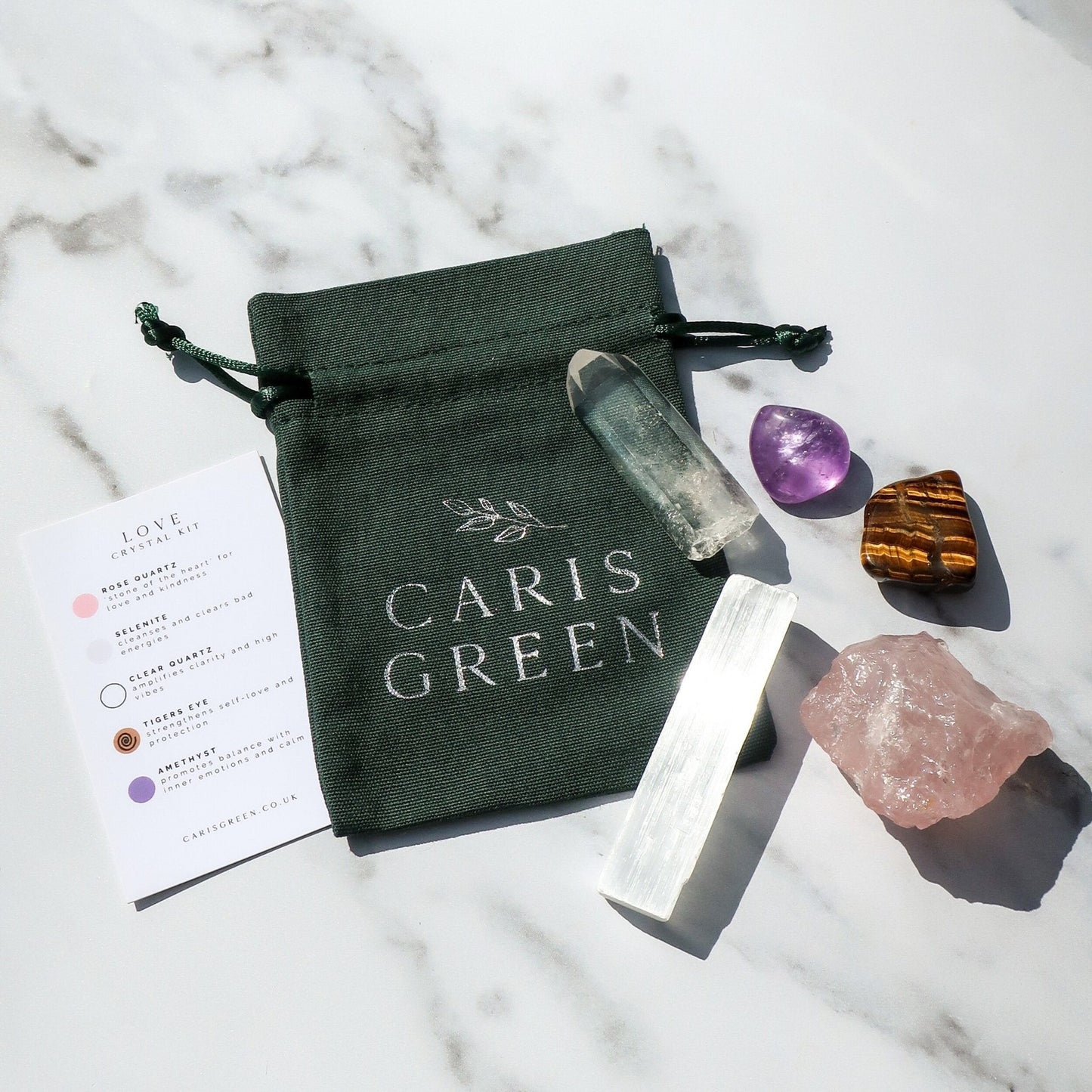 LOVE Crystal Set - Caris Green