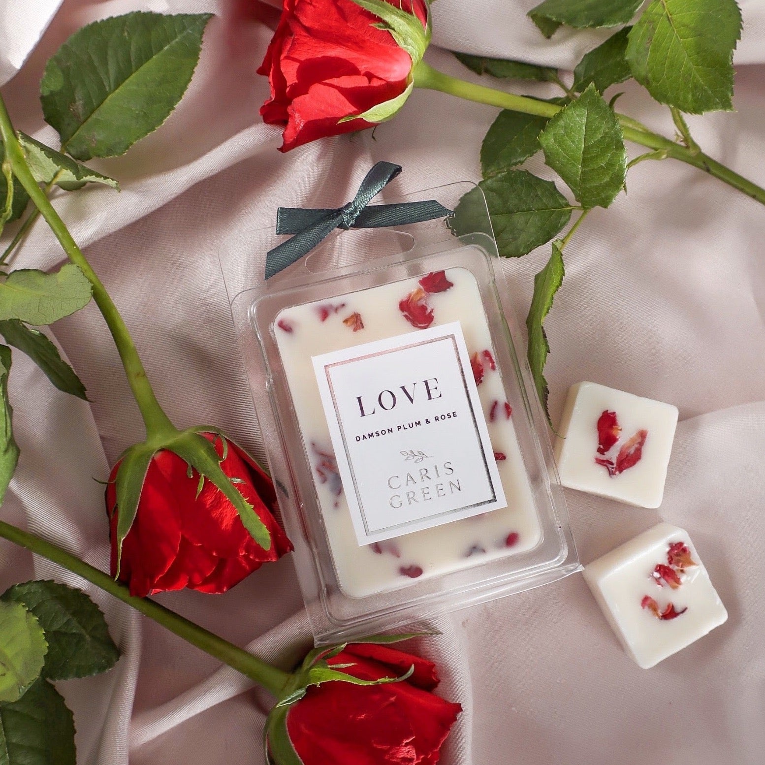 LOVE ~ Damson Plum & Rose Botanical Wax Melts - Caris Green