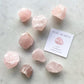 Rose Quartz Crystal Raw - Caris Green