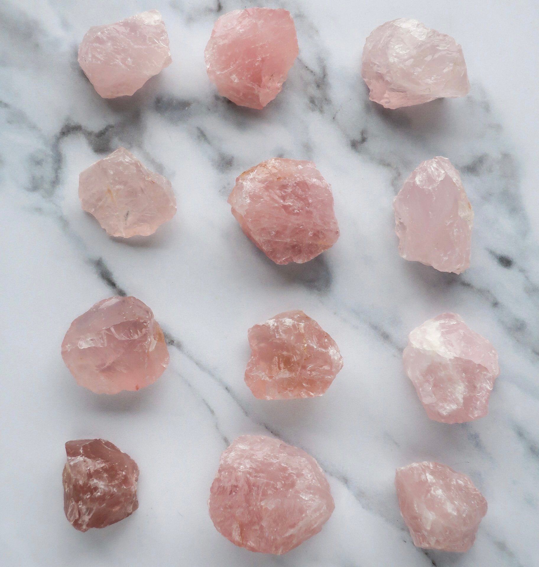 Rose Quartz Crystal Raw - Caris Green