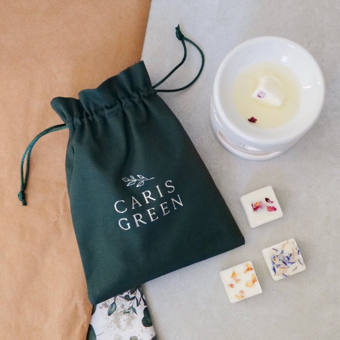 Scent Discovery Wax Melt Sample Bag (x10 Melts) - Caris Green