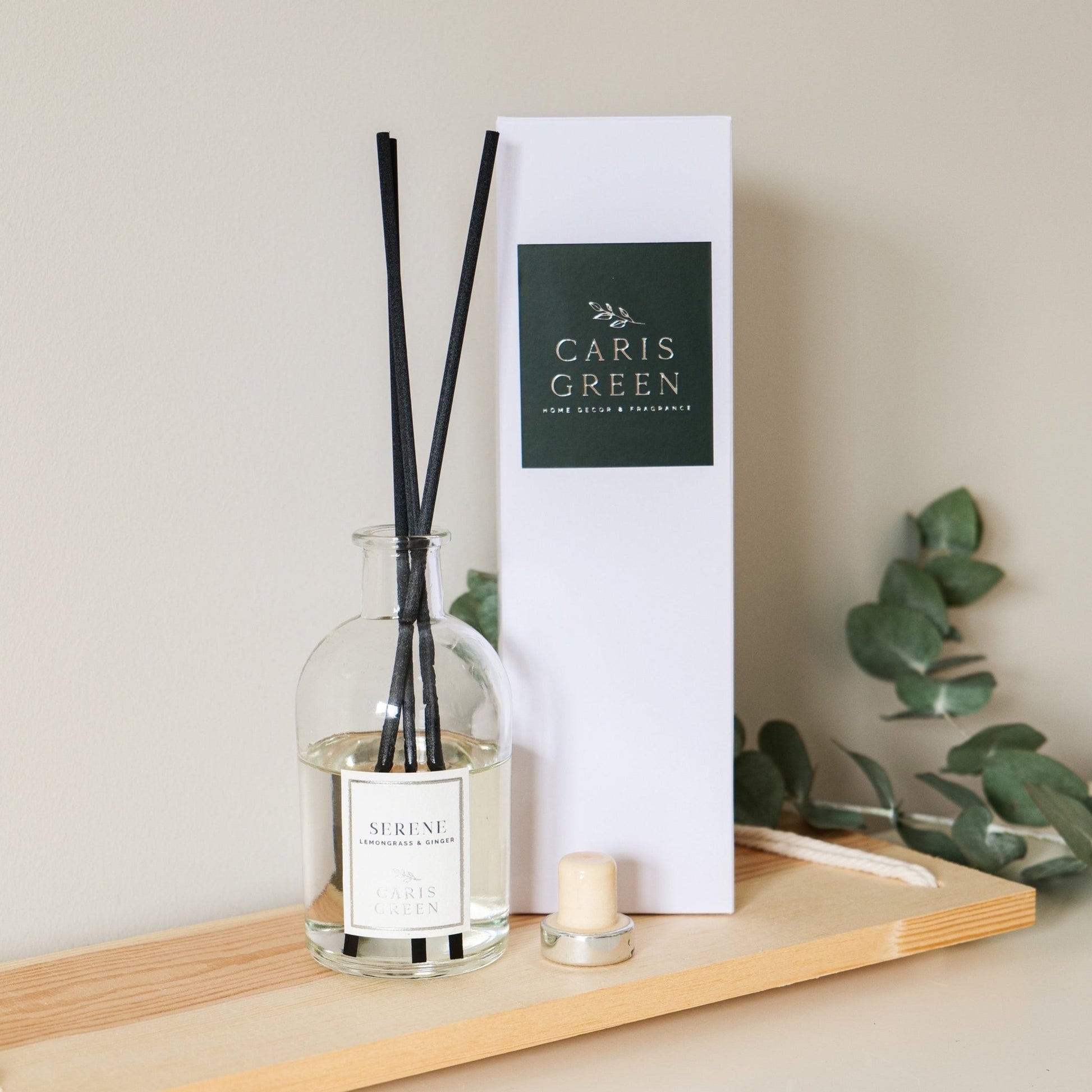 Serene ~ Lemongrass & Ginger Reed Diffuser - Caris Green